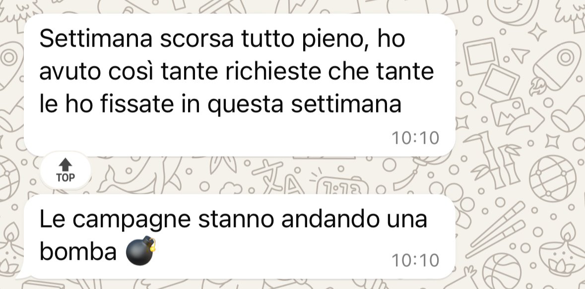 Feedback cliente