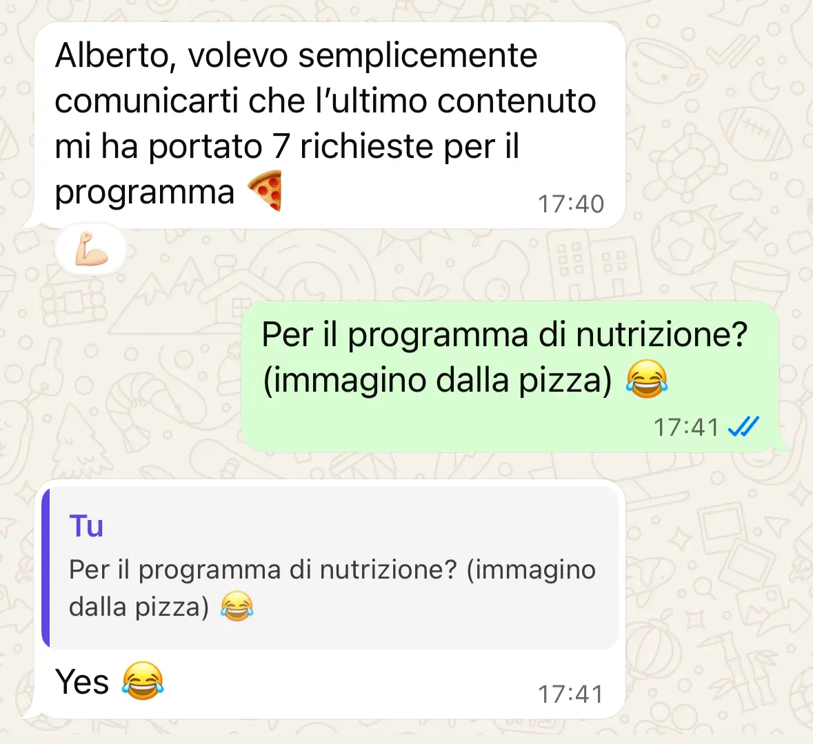 Feedback cliente
