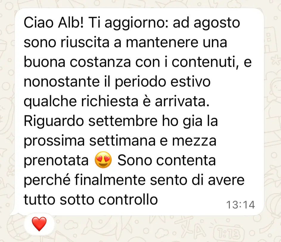 Feedback cliente