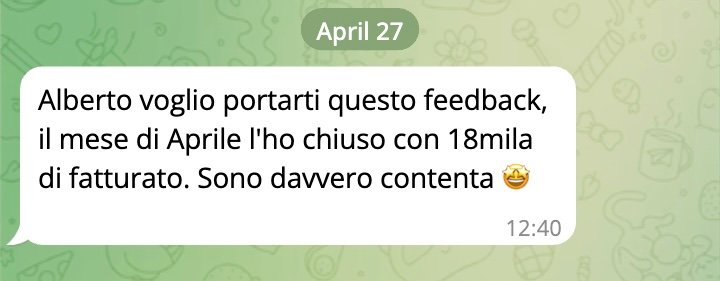 Feedback cliente